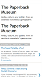 Mobile Screenshot of paperbackmuseum.blogspot.com