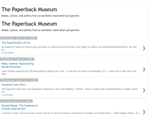 Tablet Screenshot of paperbackmuseum.blogspot.com