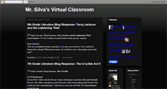 Desktop Screenshot of mrsilvasvirtualclassroom.blogspot.com