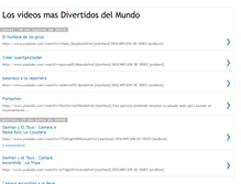 Tablet Screenshot of losvideosmasdivertidosdelmundo.blogspot.com