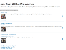 Tablet Screenshot of mrstexas2007.blogspot.com