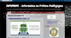 Desktop Screenshot of infoprofe2010.blogspot.com