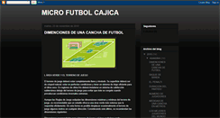 Desktop Screenshot of microfutbolcajica.blogspot.com