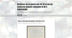 Desktop Screenshot of docteurchassaing.blogspot.com