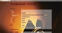 Desktop Screenshot of condensedcloud.blogspot.com