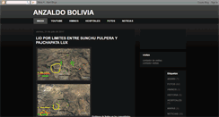Desktop Screenshot of anzaldobolivia.blogspot.com
