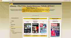 Desktop Screenshot of egazety.blogspot.com