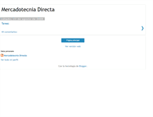 Tablet Screenshot of mercadotecniadirecta.blogspot.com