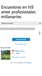Mobile Screenshot of hi5-amor-profesionales-millonarios.blogspot.com