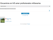 Tablet Screenshot of hi5-amor-profesionales-millonarios.blogspot.com