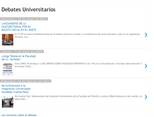 Tablet Screenshot of debatesuniversitarios.blogspot.com