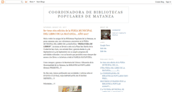 Desktop Screenshot of coordibibliomatanza.blogspot.com