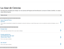 Tablet Screenshot of laclasedeciencias.blogspot.com