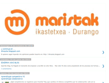 Tablet Screenshot of maristakinnova.blogspot.com