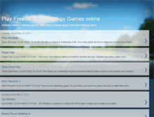 Tablet Screenshot of flashstrategygames.blogspot.com