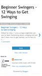 Mobile Screenshot of beginnerswingers.blogspot.com