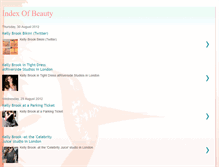 Tablet Screenshot of index-of-beauty.blogspot.com