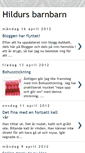 Mobile Screenshot of hildursbarnbarn.blogspot.com