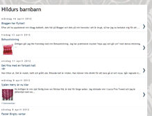 Tablet Screenshot of hildursbarnbarn.blogspot.com