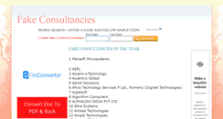 Desktop Screenshot of fakeconsultancies.blogspot.com