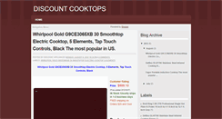 Desktop Screenshot of discountcooktops1.blogspot.com