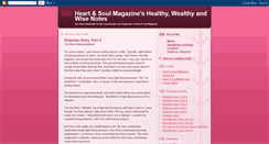 Desktop Screenshot of heartandsoulmagazine.blogspot.com