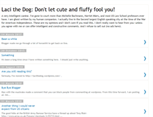 Tablet Screenshot of lacithedog.blogspot.com