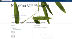 Desktop Screenshot of mammavolipindarici.blogspot.com
