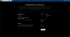 Desktop Screenshot of forbiddenfantasies.blogspot.com