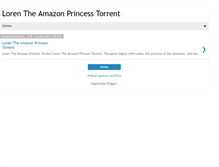 Tablet Screenshot of lorentheamazonprincesstorrent.blogspot.com