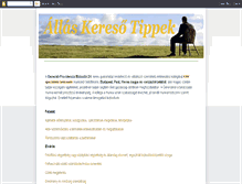 Tablet Screenshot of allas-kereso-tippek.blogspot.com