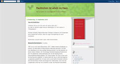 Desktop Screenshot of paulinchen-ist-allein-zu-haus.blogspot.com