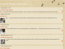 Tablet Screenshot of cornettfamilyadventures.blogspot.com