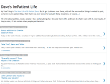 Tablet Screenshot of impatientdave.blogspot.com