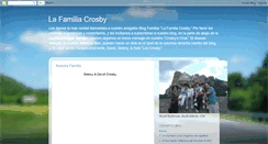 Desktop Screenshot of lafamiliacrosby.blogspot.com