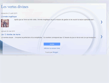 Tablet Screenshot of jacynthe-lesvertusdivine.blogspot.com