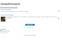 Tablet Screenshot of eljuegodelosangulos.blogspot.com