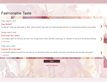 Tablet Screenshot of fashionable-taste.blogspot.com