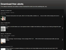 Tablet Screenshot of downloadubots.blogspot.com