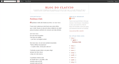 Desktop Screenshot of claucio.blogspot.com