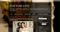 Desktop Screenshot of couturelyfe.blogspot.com