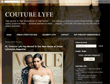 Tablet Screenshot of couturelyfe.blogspot.com