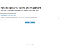 Tablet Screenshot of hkex-shares.blogspot.com