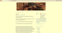 Desktop Screenshot of bookaoreille.blogspot.com