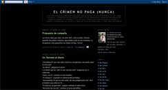 Desktop Screenshot of elcrimennopaga.blogspot.com