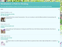 Tablet Screenshot of meditationapathtohealing.blogspot.com