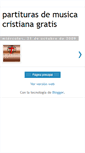 Mobile Screenshot of partiturasdemusicacristiana.blogspot.com