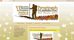 Desktop Screenshot of encontrodeperegrinos.blogspot.com