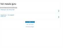 Tablet Screenshot of hotmasalaguru.blogspot.com