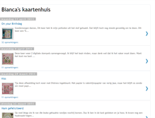Tablet Screenshot of biancaskaartenhuis.blogspot.com